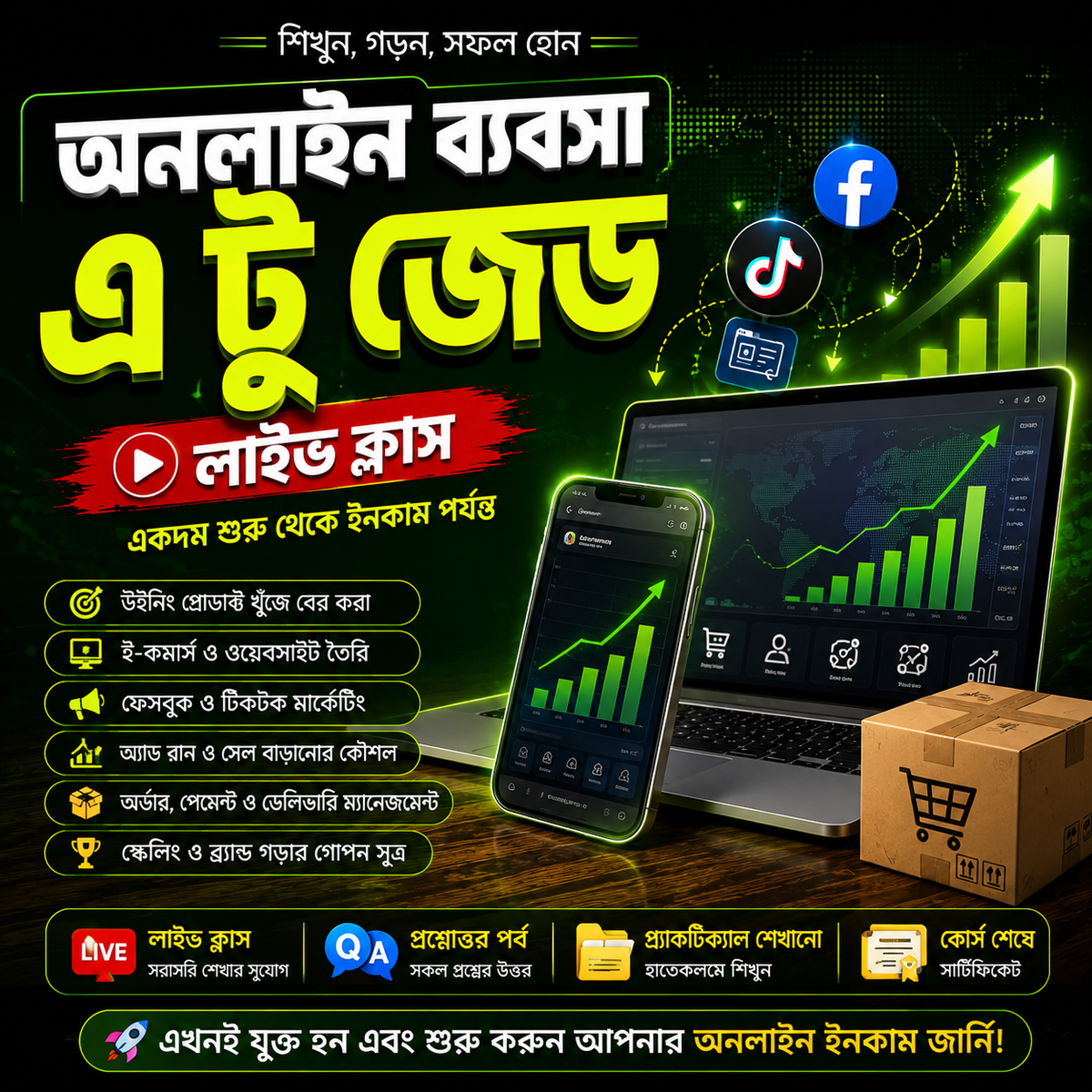 Online Business A to Z Live Class - Abdur Rahman