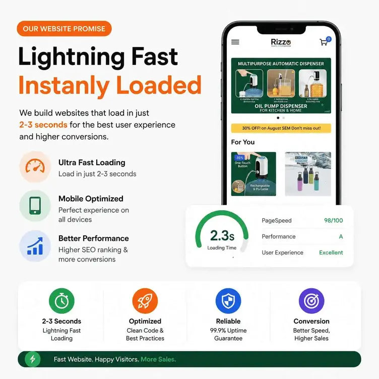 Simple & Super Fast E-commerce Website - Upward Digital